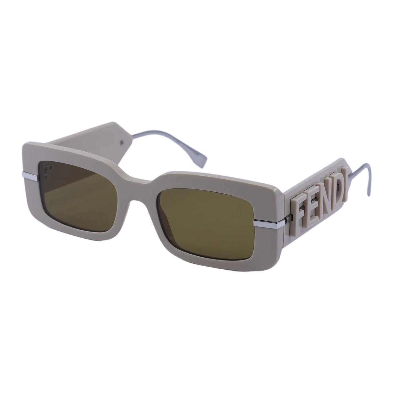 Женские очки Fendi Sunglasses (коричневые)