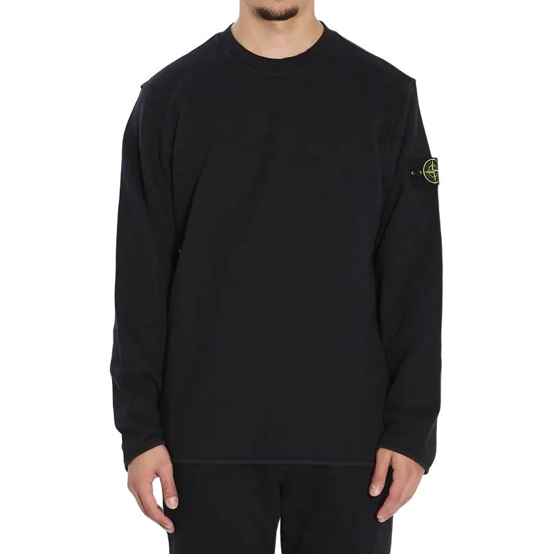 Мужское худи STONE ISLAND Badge Sweatshirt (серое)