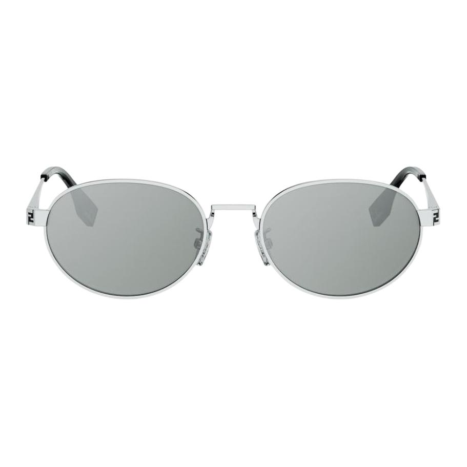 Мужские очки Fendi FE40180U 16C (серебристые) — фото 2