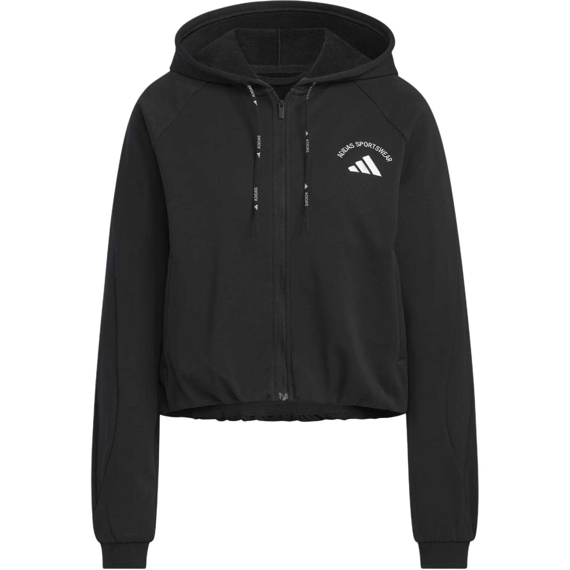 Женская куртка adidas Sportswear FW25 KNIT (черная)