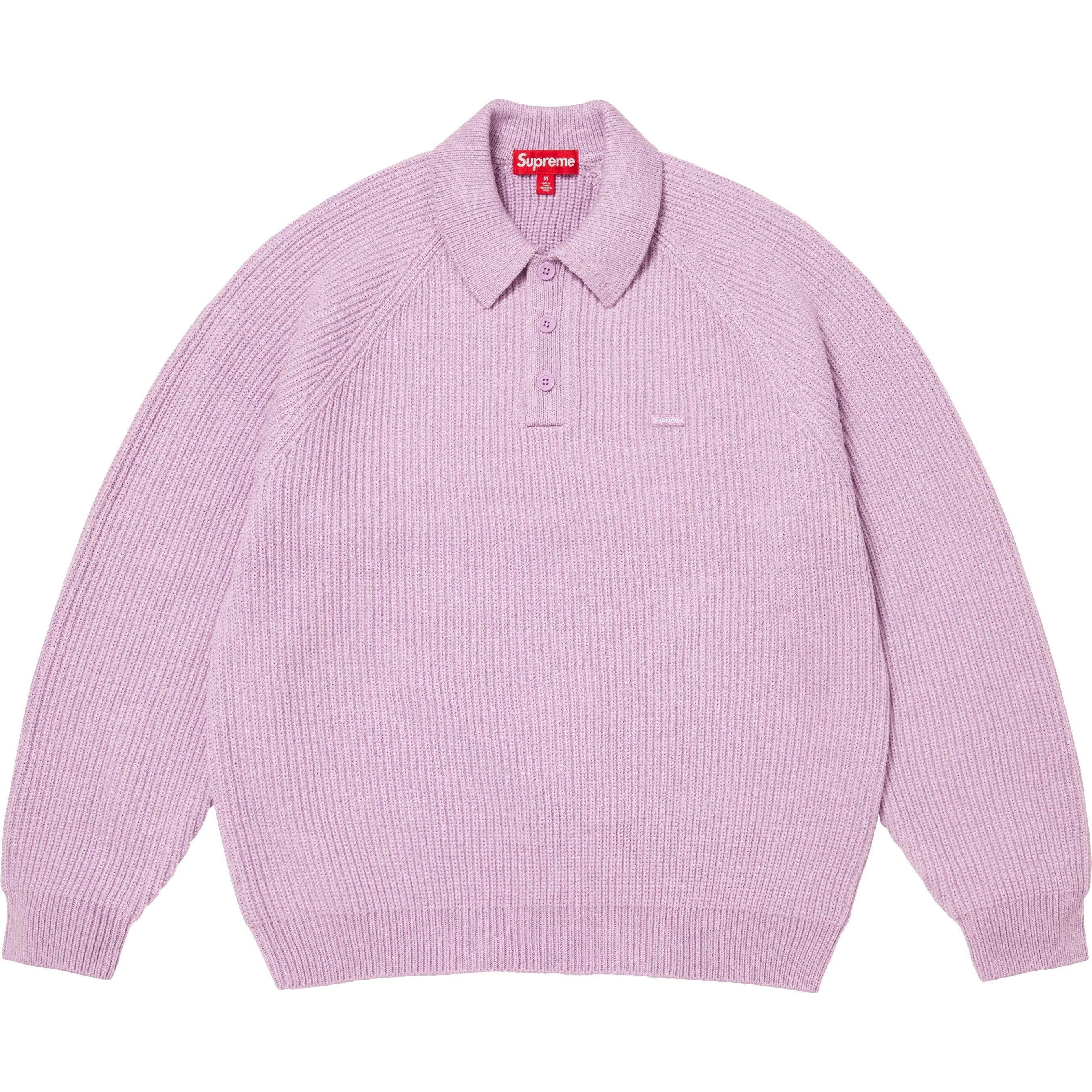 Худи Supreme Small Box Polo Sweater (черное)