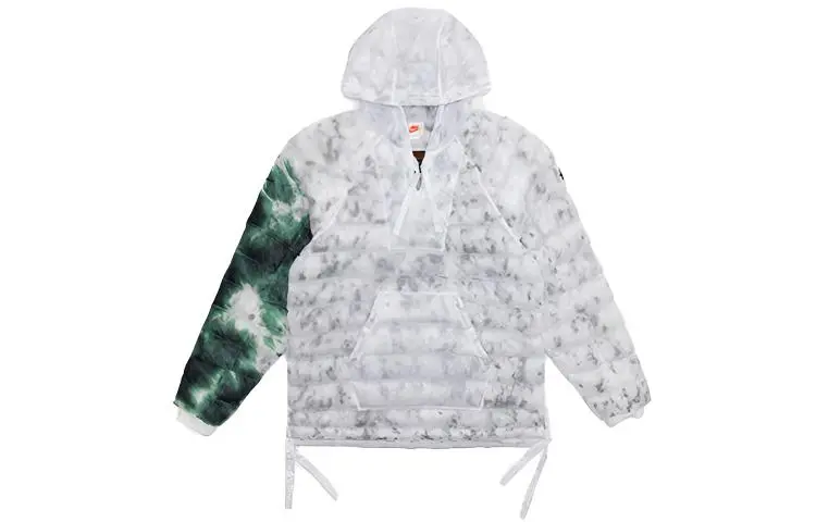 Nike X Stussy Insulated Pullover Jacket 'White/Gorge Green'