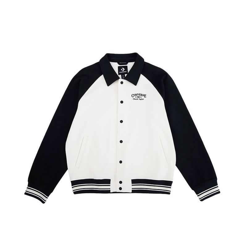 Мужская куртка Converse Baseball Jacket (сине-белая)