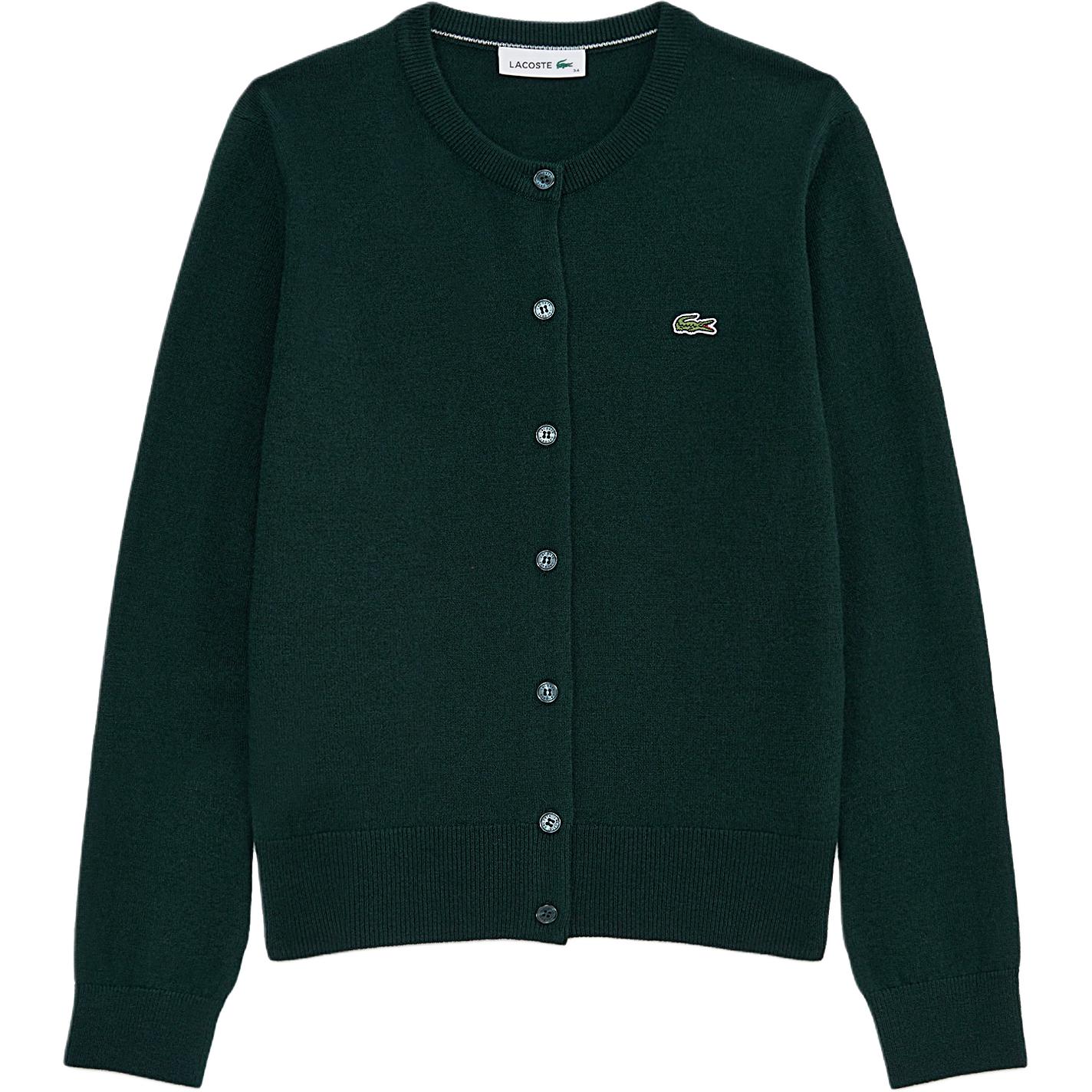 Женский свитер LACOSTE Buttoned Sweater (серый)