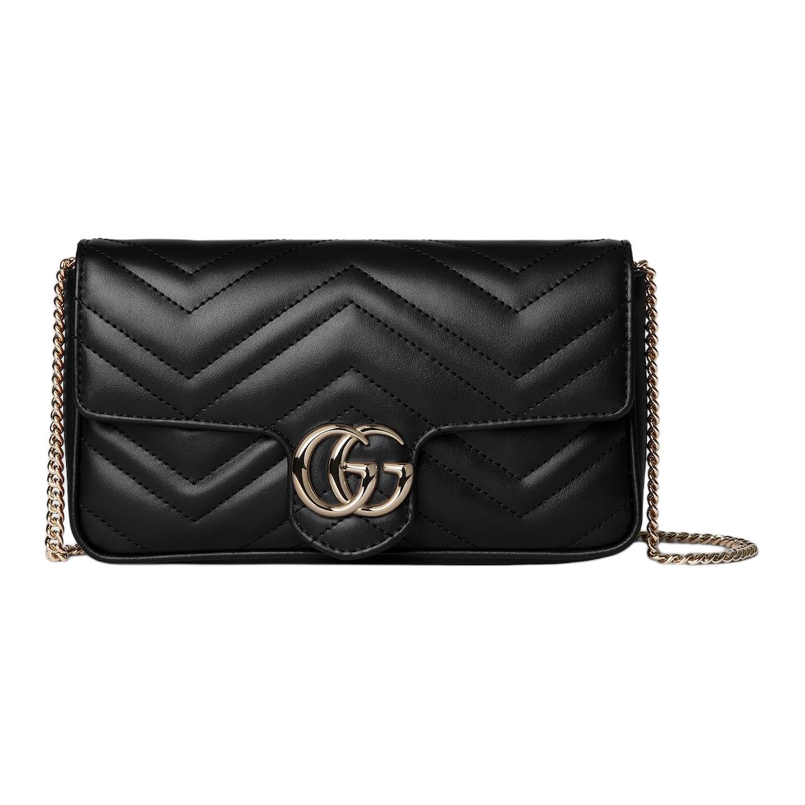 Женская сумка Gucci GG Marmont (черная)