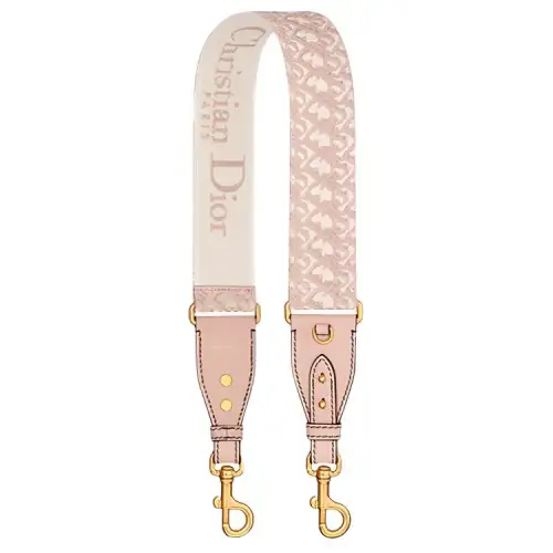 DIOR OBLIQUE Calfskin Bag Straps Women's Pink