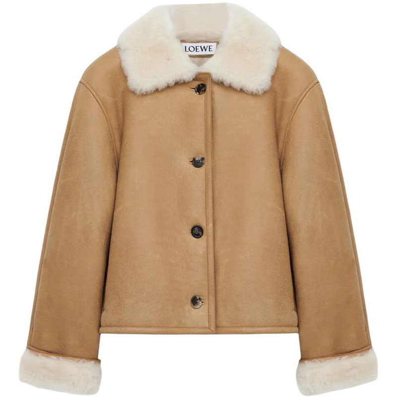 Женская куртка LOEWE (коричневая)