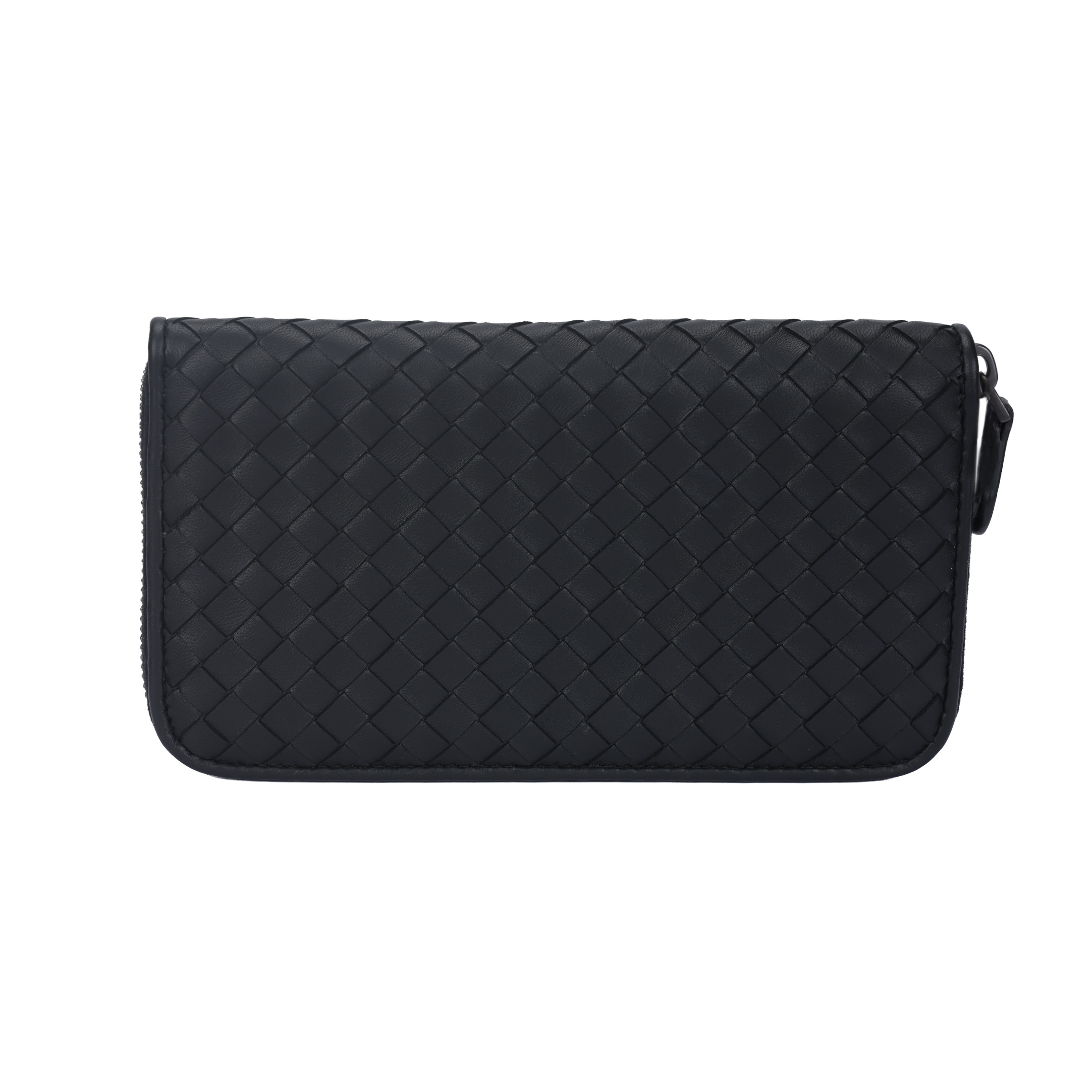 Кошелек Bottega Veneta Intrecciato (черный) — фото 7