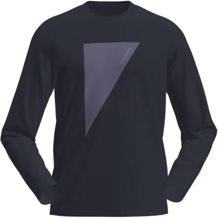 Мужская футболка Arcteryx Captive Arc'postrophe (серая)