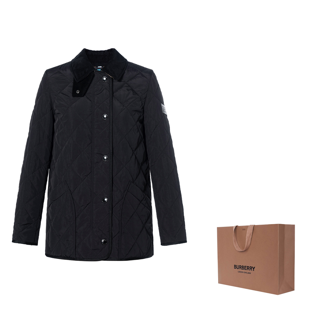 Женская куртка Burberry (черная) — фото 3