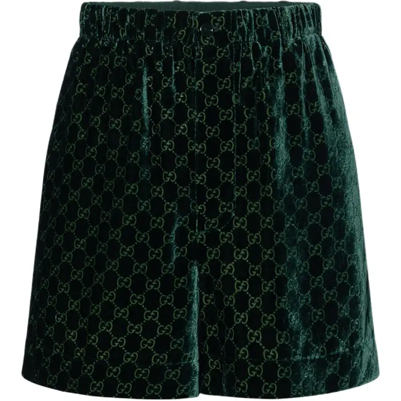 GUCCI Casual Shorts Women's Dark Green