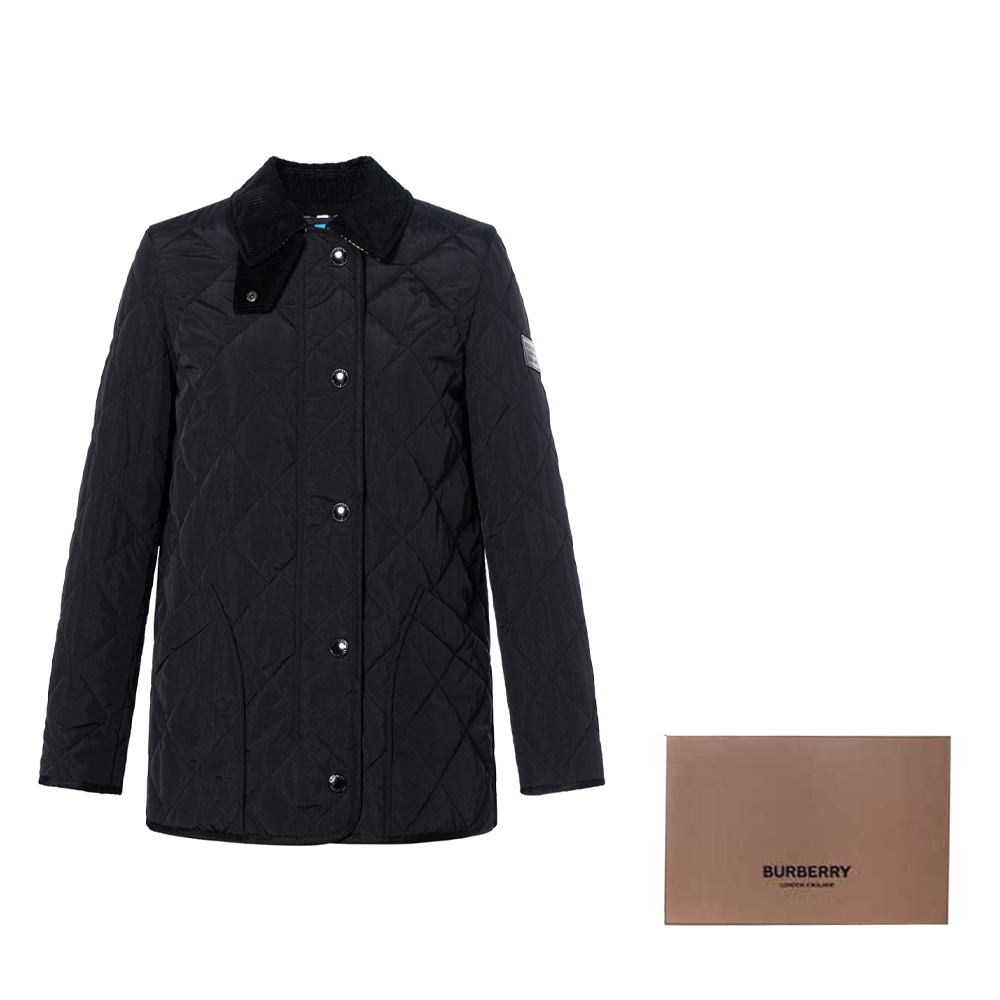Женская куртка Burberry (черная) — фото 4