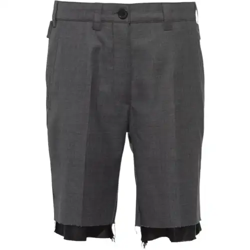 MIU MIU Casual Shorts Women's Gray Moderate
