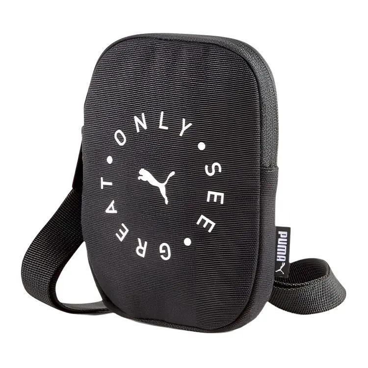 PUMA Polyester Crossbody Bag, Shoulder Bag Unisex Black