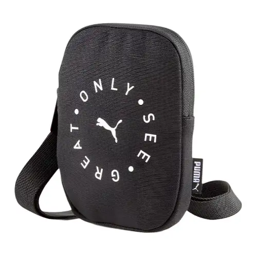 PUMA Polyester Crossbody Bag, Shoulder Bag Unisex Black