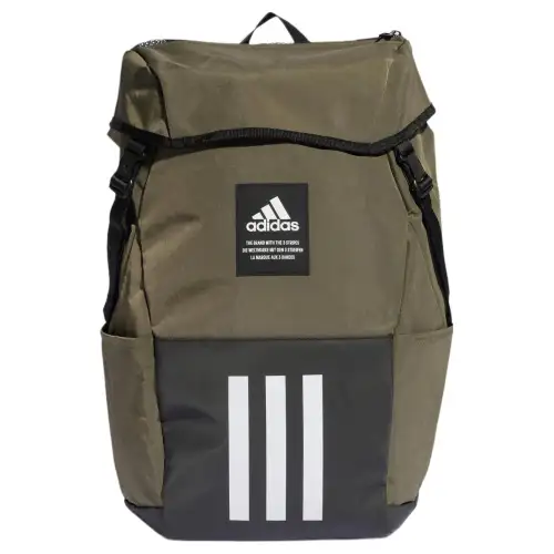 Adidas Polyester & Nylon With Textile Backpack Unisex Army Green