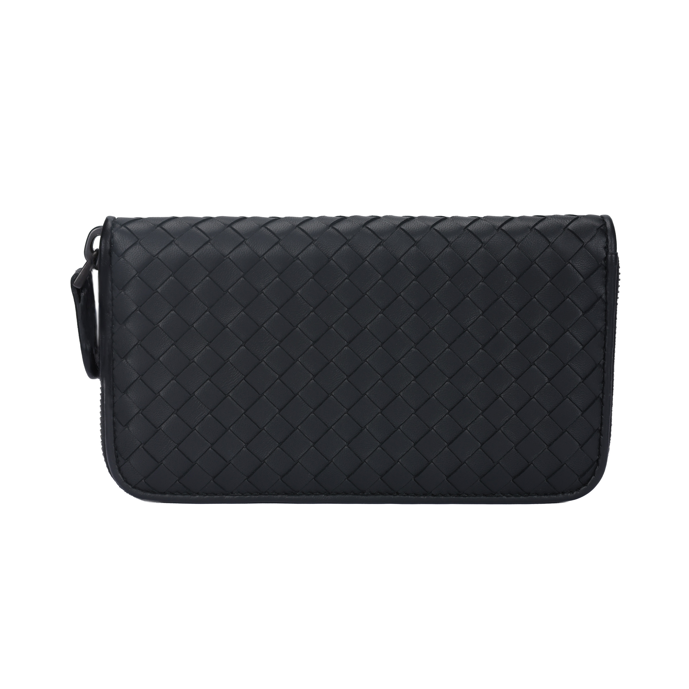 Кошелек Bottega Veneta Intrecciato (черный) — фото 5
