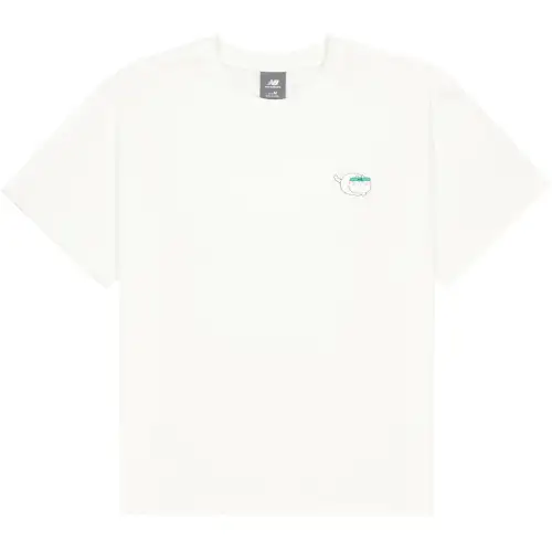 New Balance SS25 T Shirt Women's Sea Salt White