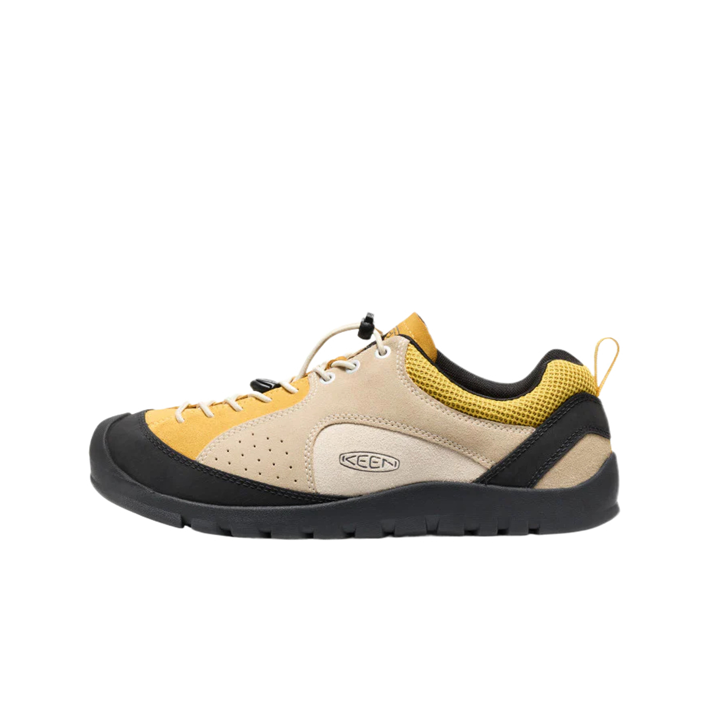 Keen Jasper Rocks Leather Low top Outdoor Shoes Men’s Beige Yellow Black