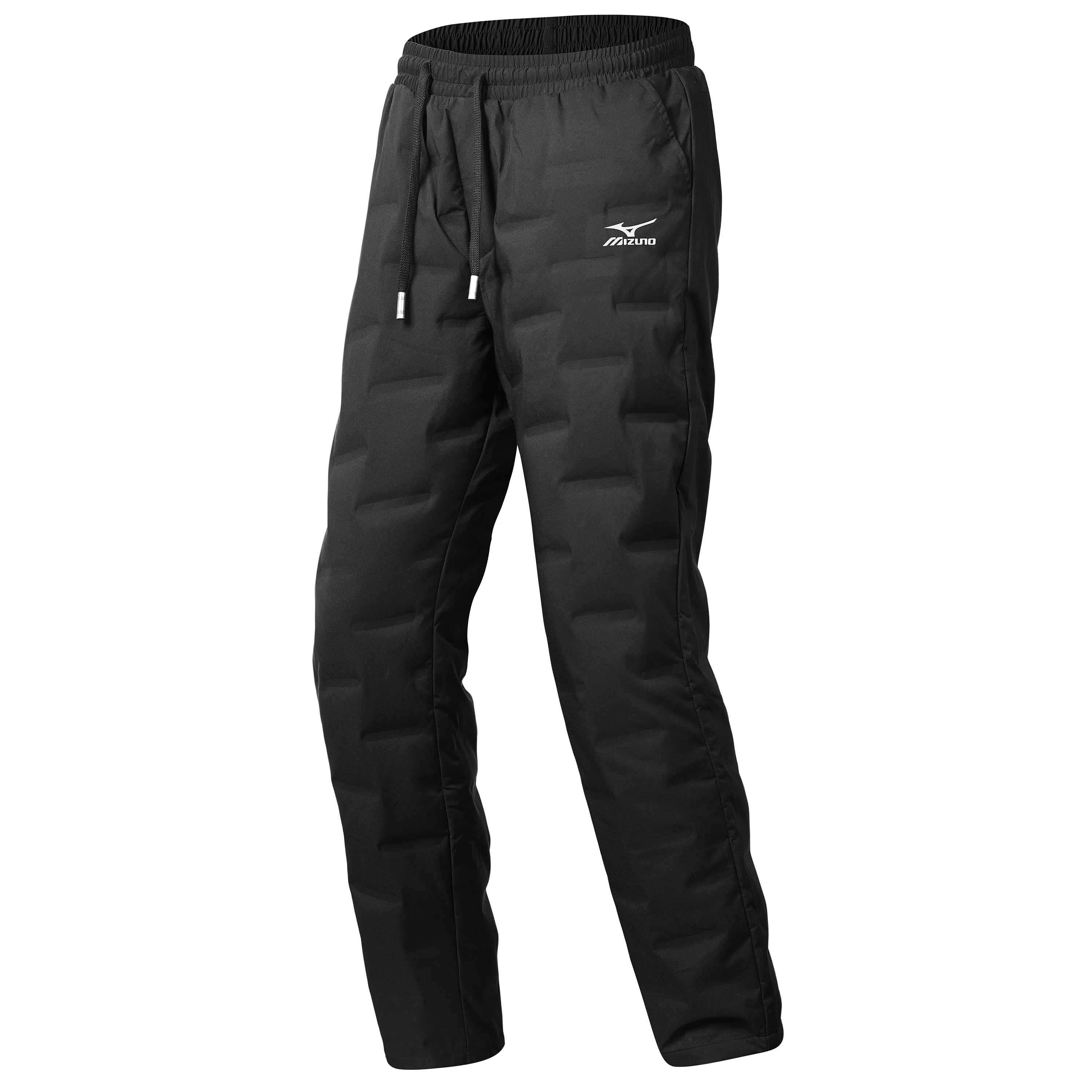 Mizuno Mizuno, velvet windproof travel keep warm trousers with down for men and women, duck down