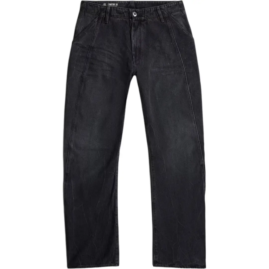 G STAR RAW Jeans Men's Black Moderate Straight Fit Pants