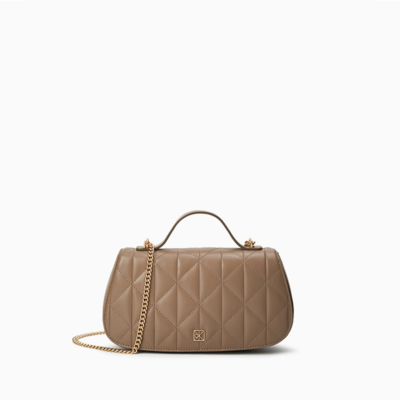Женская сумка CALVIN KLEIN Quilted Bag (коричневая)