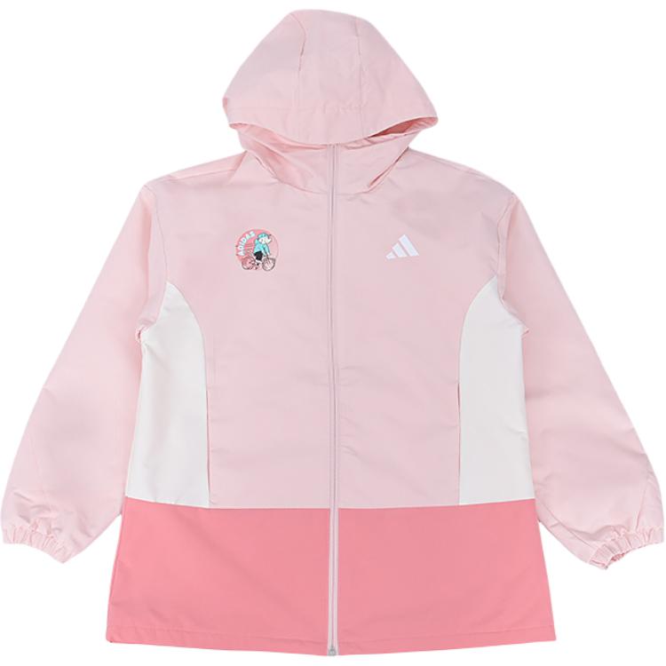 Детская куртка adidas kids (розовая)