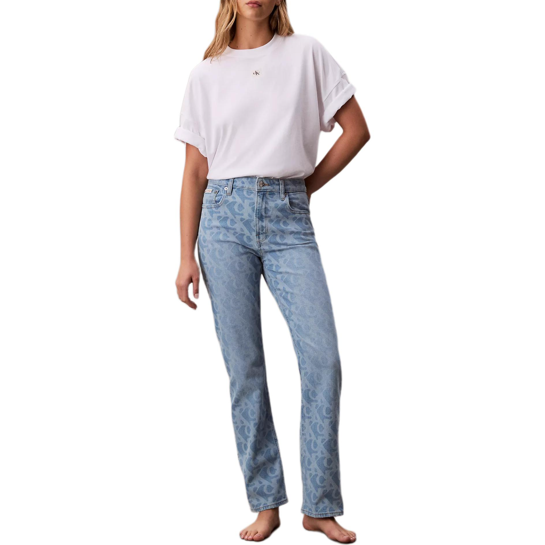 Женские джинсы CALVIN KLEIN 97D794G-450 (синие)