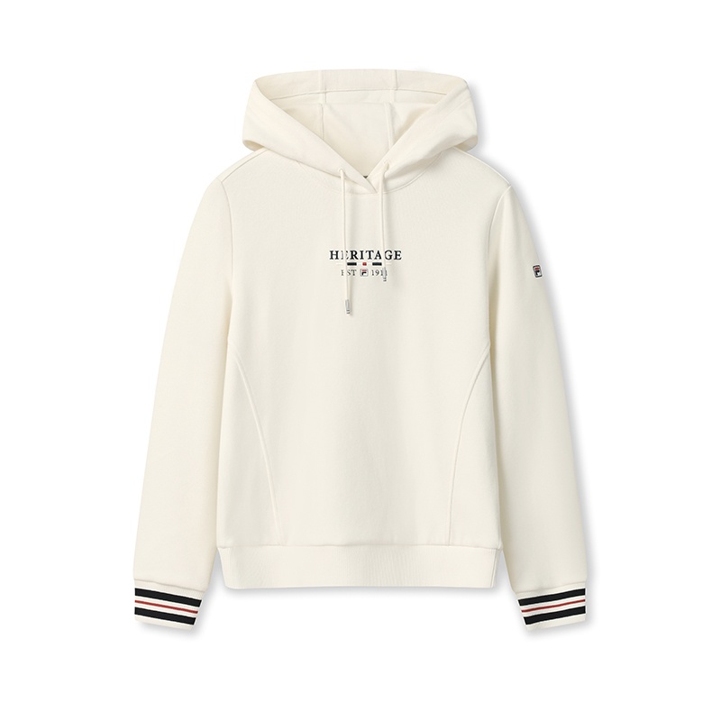Женский худи Fila Heritage Hoodie (белый)