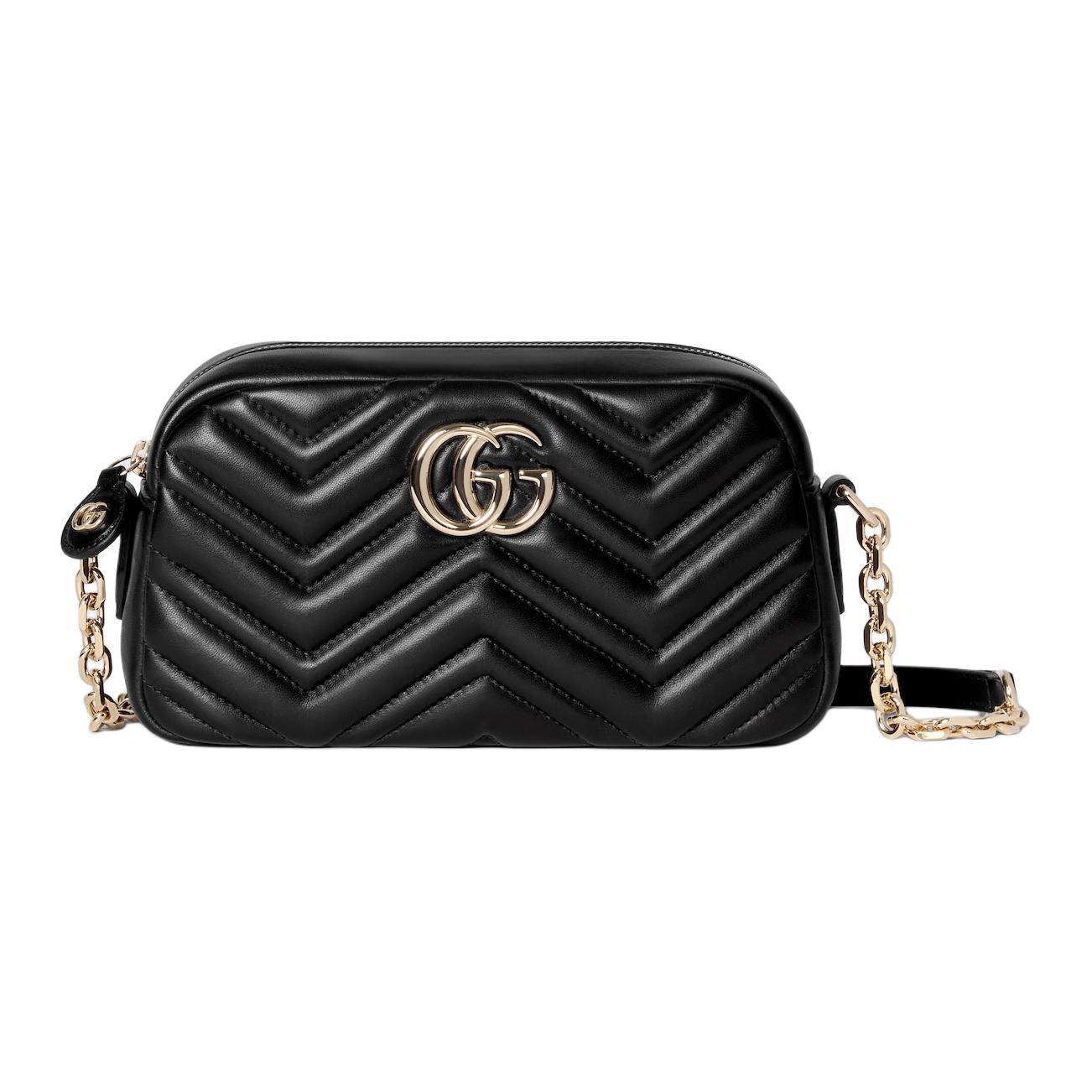 Женская сумка Gucci GG Marmont (черная)