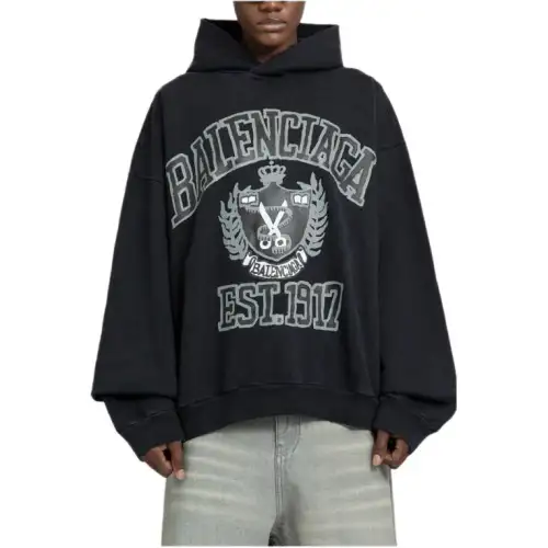 Balenciaga Logo Printed Hoodie