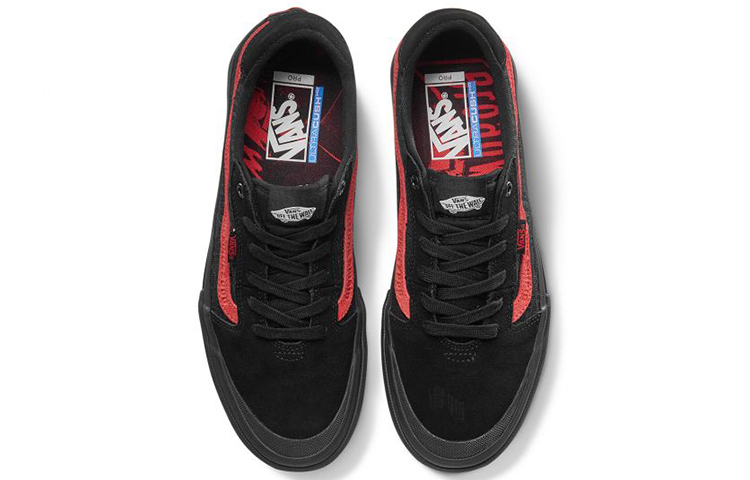 Кеды Vans Style 112 Pro (черно-красные) — фото 3