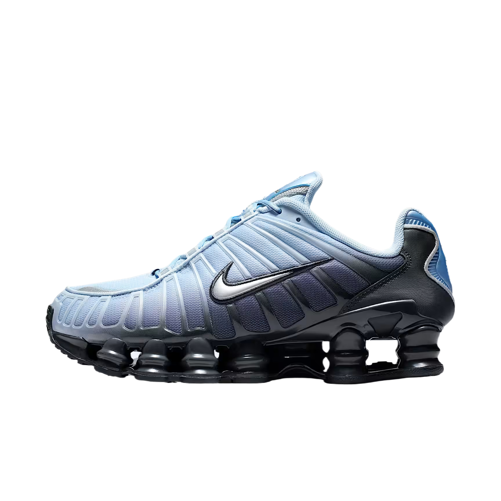 Женские кроссовки Nike Shox TL PU (голубые)