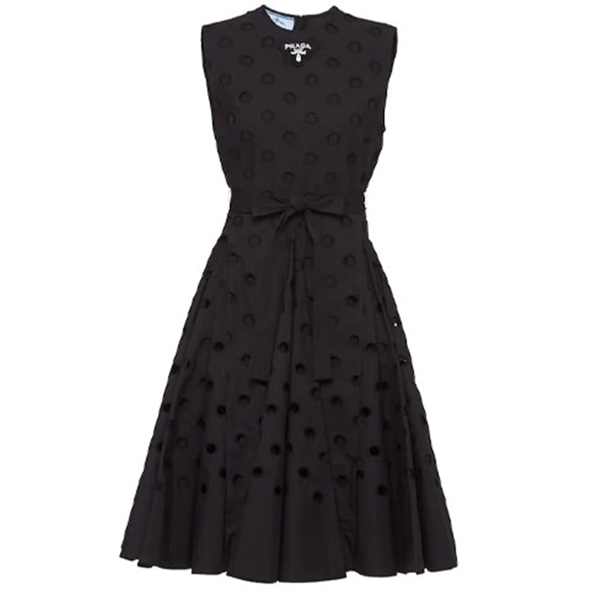 PRADA SS21 Sleeveless Dress Women's Black
