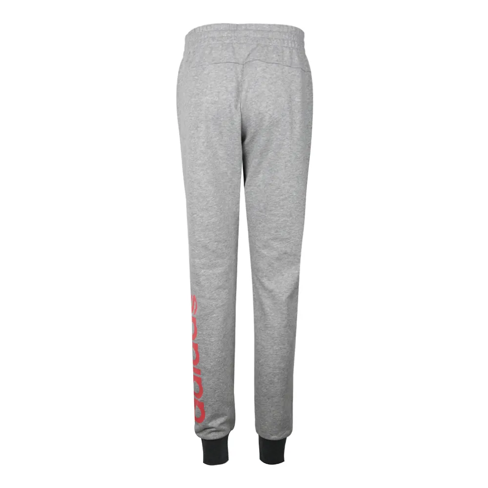Adidas W E LIN PANT Knitted Sweatpants Women's Gray