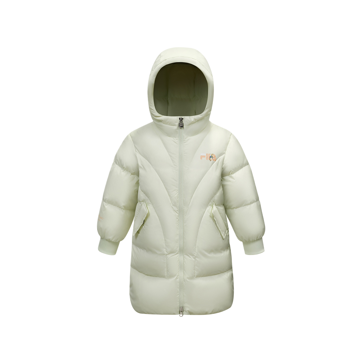 Пуховик Fila KIDS x (синий)