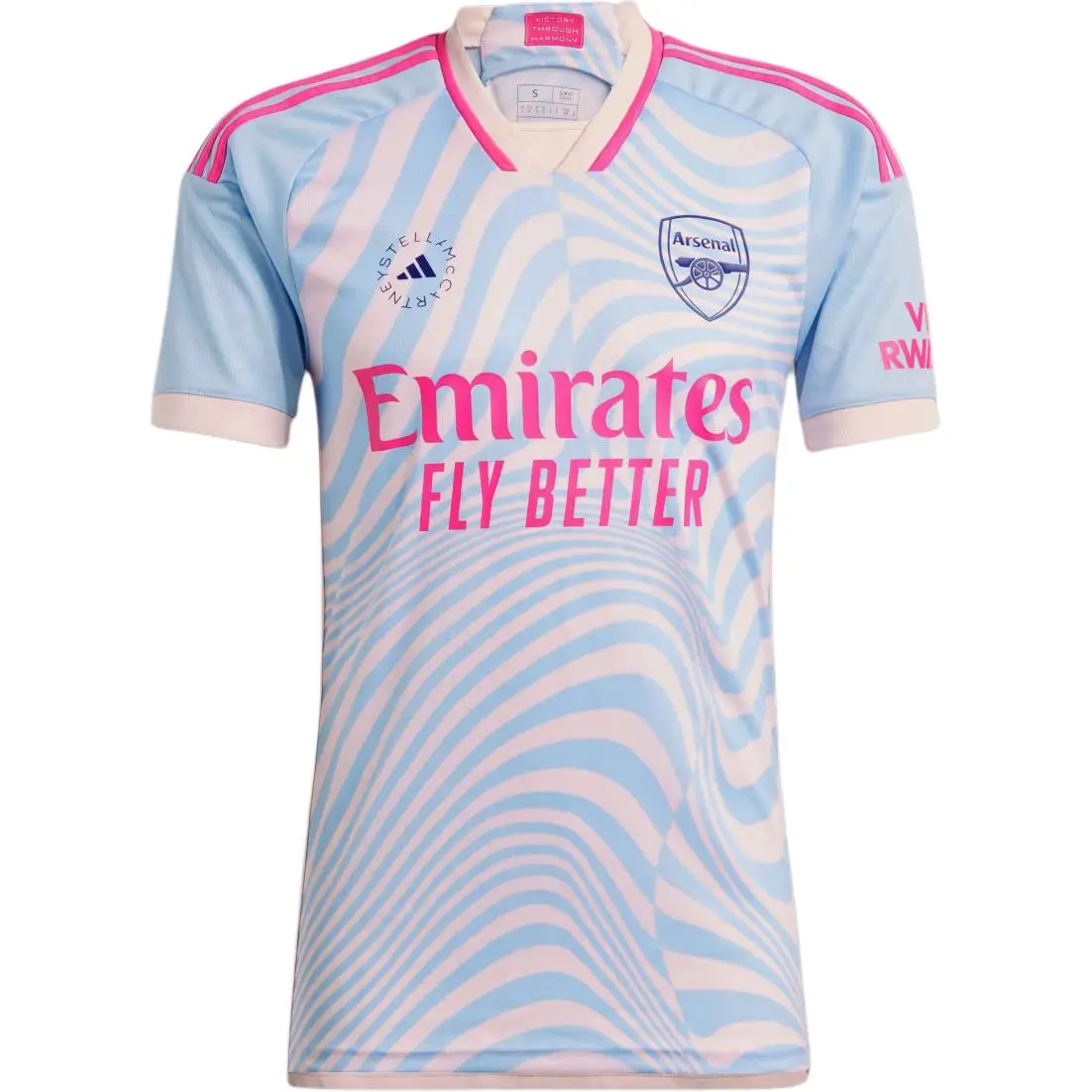 Adidas Free Shipping With AdiClub Arsenal X Adidas By Stella McCartney Jersey