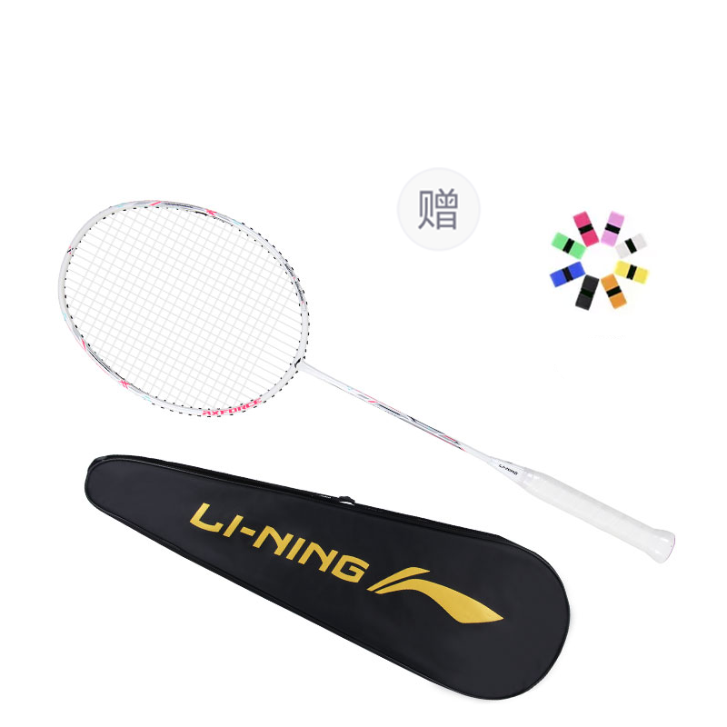 Li Ning Thunder Mini Cannon Full Carbon Badminton Rackets Offensive Type Heavy Head, Stiff Shaft Entry level 675mm