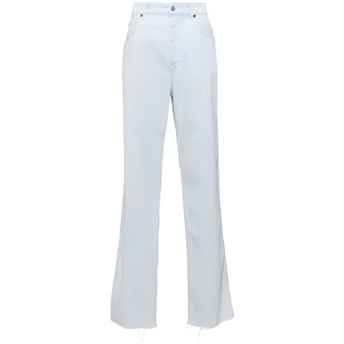 MIU MIU SS23 Jeans Women's Light Blue