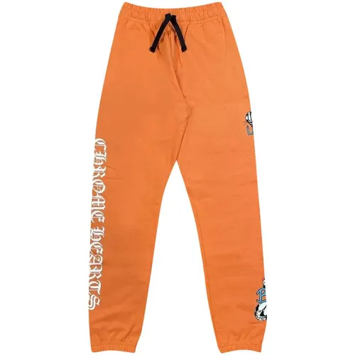 Chrome Hearts SS23 Casual Pants Men's Orange