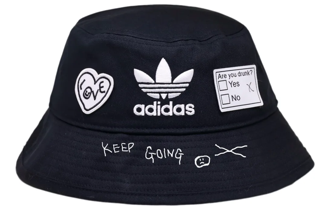 Adidas Originals Cotton Bucket Hats Unisex Black