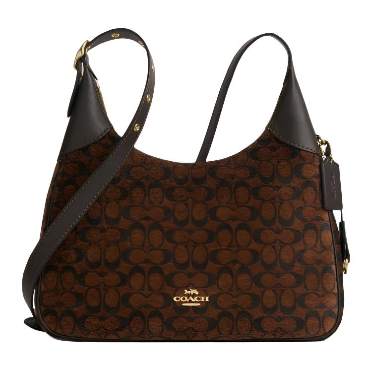 Женская сумка COACH Ella 36 (коричневая)