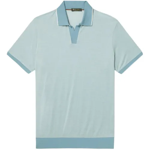 Loro Piana Polo Shirt Men's Blue