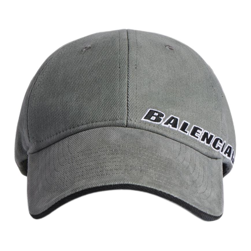 Мужская кепка Balenciaga (темно-серая)