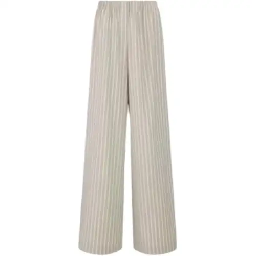 DIOR Casual Pants Women's Ecru Straight Fit Pants