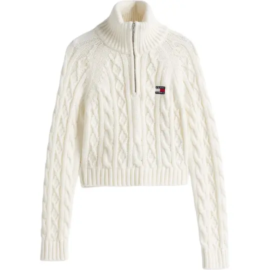 Tommy Hilfiger Sweaters Women's Ecru Turtleneck Moderate Other