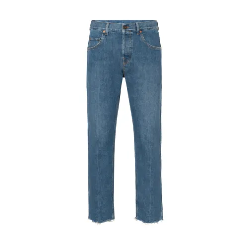 【Previous Season】logo-patch straight-leg jeans