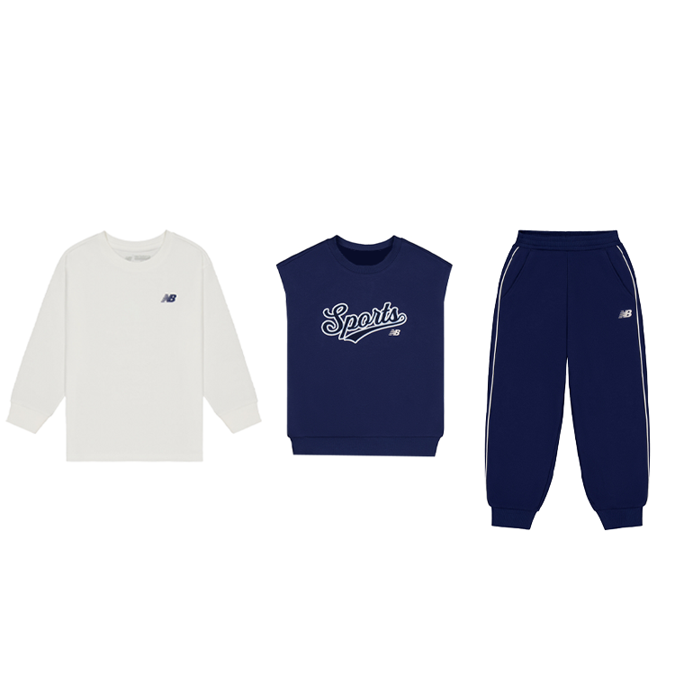 Детский костюм New Balance (серый)