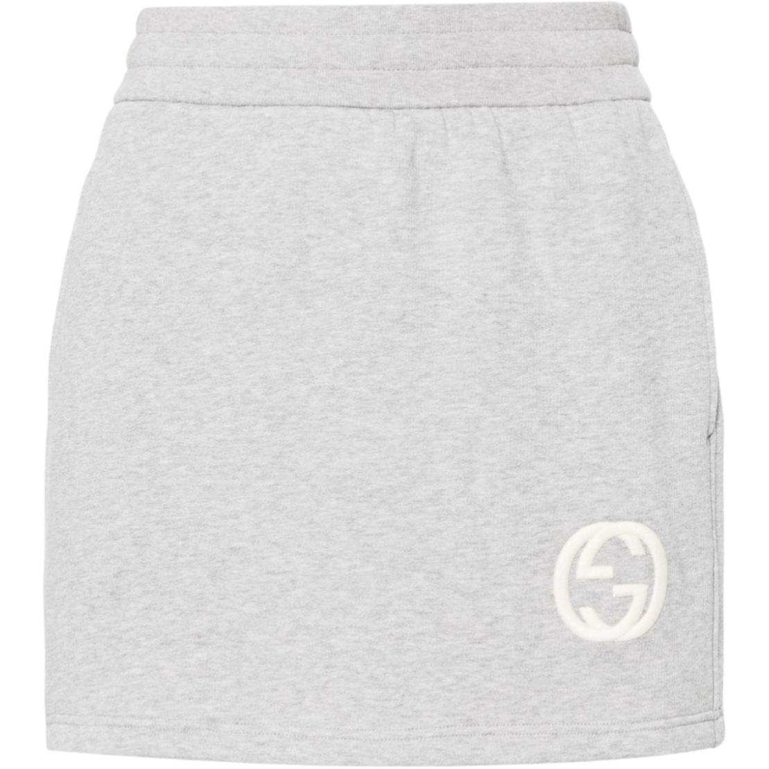 GUCCI SS24 Casual Short Skirts Women's Gray