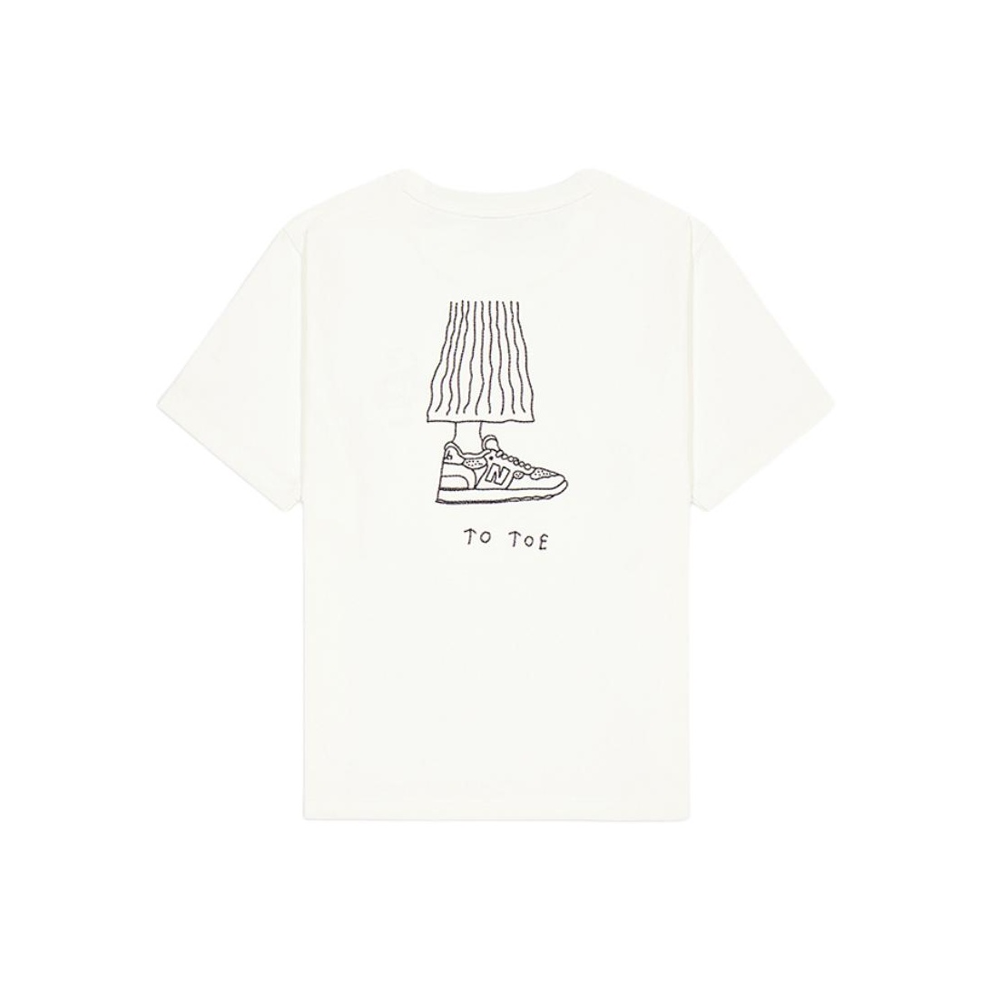Женская футболка New Balance (белая)